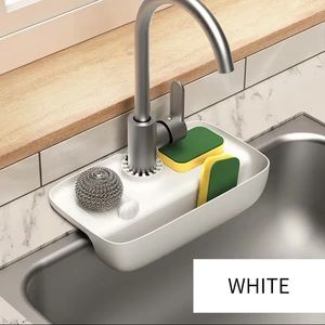 Sink Faucet Splash Guard & Drain Rack